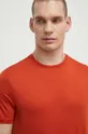 Icebreaker t-shirt sportowy 125 Cool-Lite Merino Blend Sphere III pomarańczowy