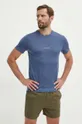 niebieski Icebreaker t-shirt sportowy Merino 150 Tech Lite III