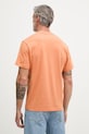 Oblečenie Lacoste basic tričko pánske bavlnené TH7318 oranžová