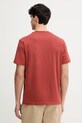 Odzież Lacoste T-shirt basic męski bawełniany TH7318 pomarańczowy