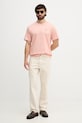 Lacoste maglietta basic in cotone da uomo TH7318 rosa SS26