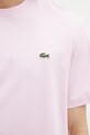 Lacoste тениска basic от памук мъжка виолетов TH7318