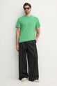Pamučna majica Lacoste TH7318 zelena AW25