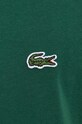 Хлопковая футболка Lacoste TH7318 зелёный