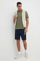Lacoste t-shirt bawełniany TH7318 zielony SS25
