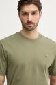 Бавовняна футболка Lacoste зелений TH7318