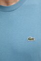 Бавовняна футболка Lacoste TH7318 блакитний