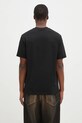 Дрехи Памучна тениска Lacoste TH7318 черен
