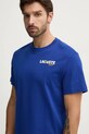 Lacoste t-shirt bawełniany niebieski TH7363