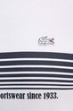 Lacoste tricou din bumbac TH9426 alb