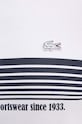Lacoste tricou din bumbac TH9426 alb
