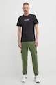 Helly Hansen tricou din bumbac 53532 negru SS24