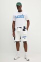 Lacoste t-shirt bawełniany TH7411 biały SS24