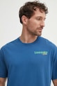 Lacoste t-shirt in cotone blu TH7544