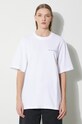 Bavlněné tričko Filling Pieces T-shirt Alphabet 74405001901 bílá