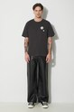 Βαμβακερό μπλουζάκι Filling Pieces T-shirt Petanque 74434031268 γκρί SS24
