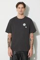 Βαμβακερό μπλουζάκι Filling Pieces T-shirt Petanque γκρί 74434031268