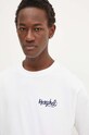 Хлопковая футболка Herschel белый 50319.06295