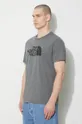 szary The North Face t-shirt M S/S Easy Tee