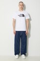 The North Face cotton t-shirt M S/S Easy Tee NF0A87N5FN41 white SS24