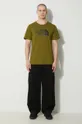 The North Face cotton t-shirt M S/S Easy Tee green