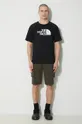 The North Face tricou din bumbac M S/S Raglan Easy Tee negru