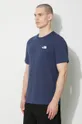 bleumarin The North Face tricou M S/S Simple Dome Tee