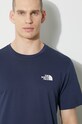 Tričko The North Face M S/S Simple Dome Tee NF0A87NG8K21 tmavomodrá