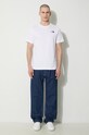 Βαμβακερό μπλουζάκι The North Face M S/S Redbox Tee NF0A87NPFN41 λευκό SS24