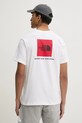 Îmbrăcăminte The North Face tricou din bumbac M S/S Redbox Tee NF0A87NPFN41 alb