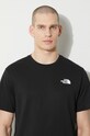 The North Face tricou din bumbac M S/S Redbox Tee NF0A87NPJK31 negru