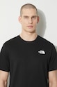 The North Face t-shirt in cotone M S/S Redbox Tee NF0A87NPJK31 nero