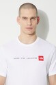 The North Face t-shirt in cotone M S/S Never Stop Exploring Tee NF0A87NSFN41 bianco