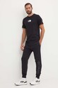 The North Face tricou din bumbac M S/S Fine Alpine Equipment Tee 3 NF0A87U3JK31 negru SS24