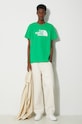 The North Face t-shirt in cotone M S/S Easy Tee NF0A87N5PO81 verde SS24