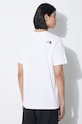 Oblečení Bavlněné tričko The North Face M S/S Fine Tee NF0A87NDFN41 bílá