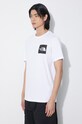 The North Face cotton t-shirt M S/S Fine Tee white NF0A87NDFN41