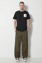 The North Face t-shirt in cotone M S/S Fine Tee NF0A87NDJK31 nero SS24