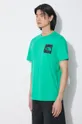 green The North Face cotton t-shirt M S/S Fine Tee