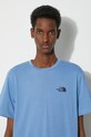 Kratka majica The North Face M S/S Simple Dome Tee modra NF0A87NGPOD1