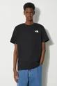 black The North Face cotton t-shirt M S/S Redbox Tee