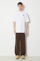 Памучна тениска The North Face M S/S Essential Oversize Tee NF0A87NRFN41 бял SS24
