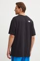 Odzież The North Face t-shirt bawełniany M S/S Essential Oversize Tee NF0A87NRJK31 czarny