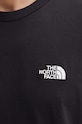 The North Face t-shirt bawełniany M S/S Essential Oversize Tee NF0A87NRJK31 czarny