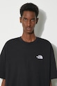 The North Face t-shirt in cotone M S/S Essential Oversize Tee NF0A87NRJK31 nero