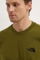 зелений Бавовняна футболка The North Face M S/S Essential Oversize Tee