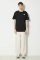 The North Face t-shirt bawełniany M S/S Redbox Celebration Tee czarny