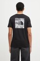 Clothing The North Face cotton t-shirt M S/S Redbox Celebration Tee NF0A87NVJK31 black