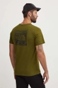 zielony The North Face t-shirt bawełniany M S/S Redbox Celebration Tee