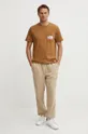 The North Face tricou din bumbac M Berkeley California Pocket S/S Tee maro